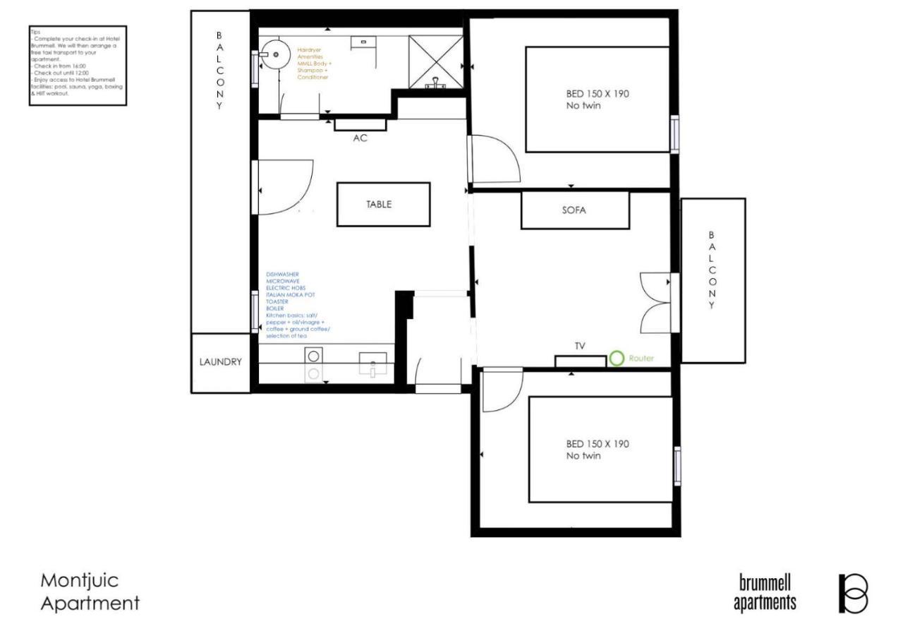 Brummell Apartments Montjuic Barcelona Zewnętrze zdjęcie